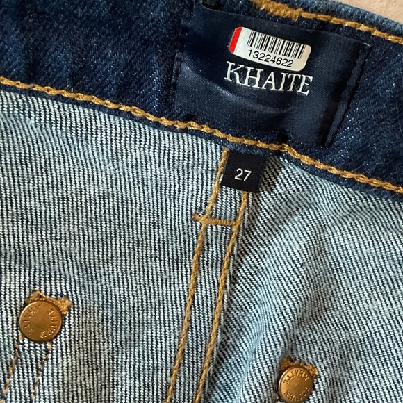 KHAITE Dark Blue Ankle & Cropped Jeans - Picture 5 of 6
